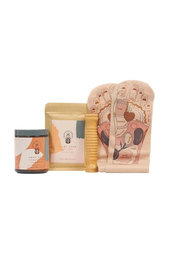 Wanderflower set per riflessologia Down to Earth Reflexology pacco da 4 multicolore