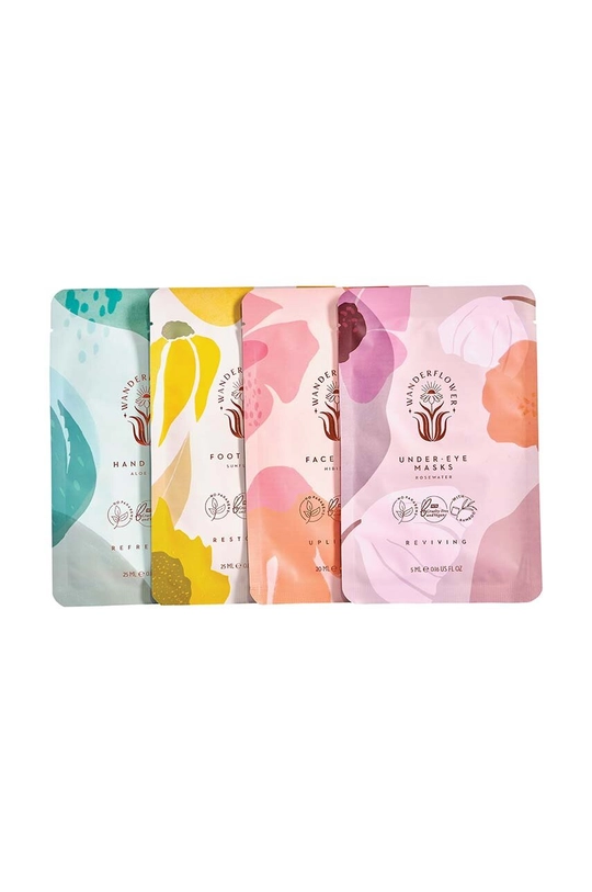 Wanderflower set di maschere Sheet Mask Set pacco da 4 multicolore