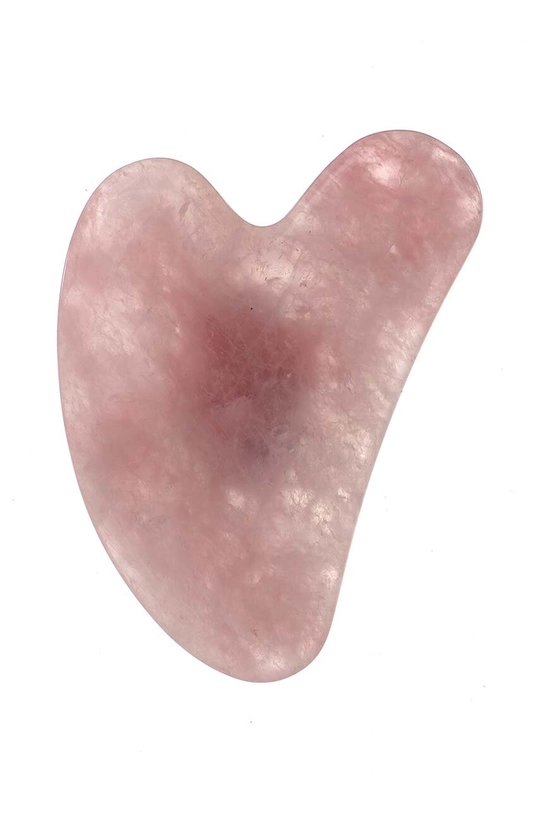 барвистий Пластина для масажу обличчя Danielle Beauty Gua Sha Rose Quartz Unisex