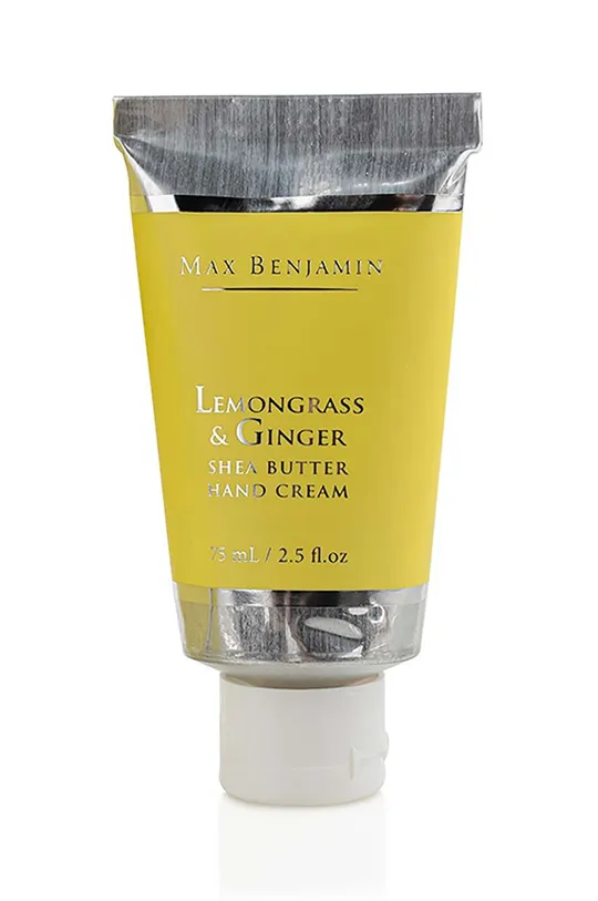 κίτρινο Κρέμα χεριών Max Benjamin Lemongrass & Ginger 75 ml Unisex