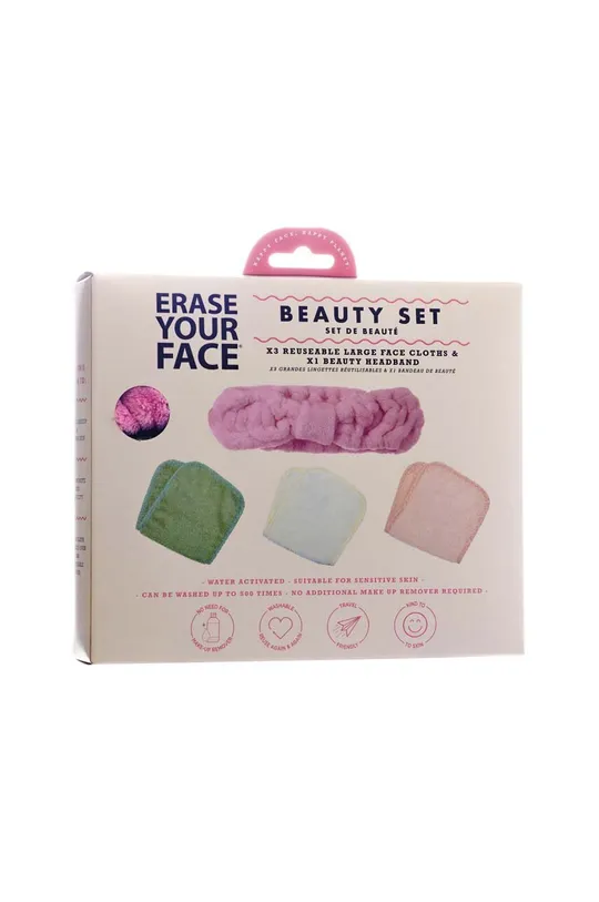 πολύχρωμο Σετ καθαρισμού του δέρματος του προσώπου Erase Your Face Beauty Set Unisex