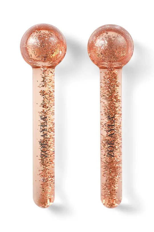 Συσκευή μασάζ ματιών Zoë Ayla Mini Ice Globes 2-pack Ύαλος, Πλαστική ύλη