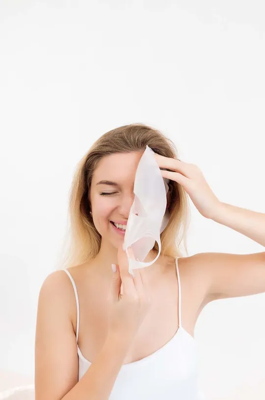 λευκό Σετ επαναχρησιμοποιούμενων μασκών σιλικόνης Zoë Ayla Reusable Silicone Mask Kit
