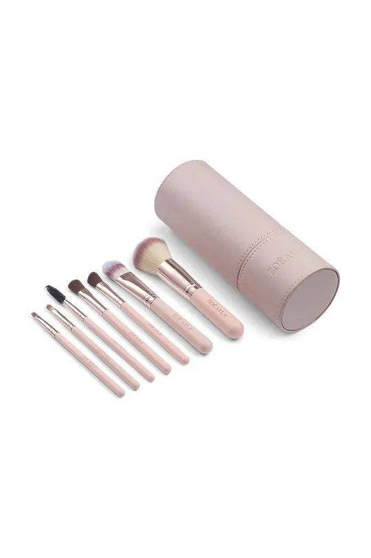 Σετ πινέλων μακιγιάζ Zoë Ayla Makeup Brush Set 7-pack ροζ