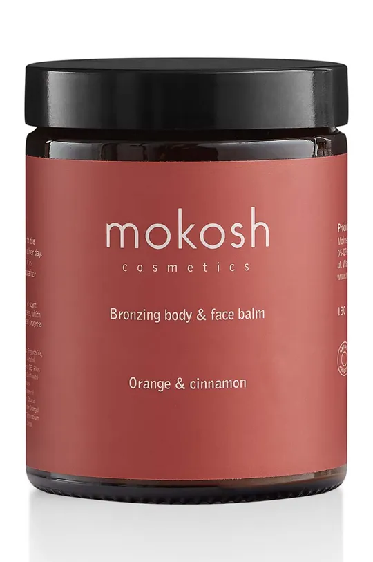 oranžová Bronzujúci balzam na tvár a telo Mokosh Pomarańcza & Cynamon 180 ml Unisex