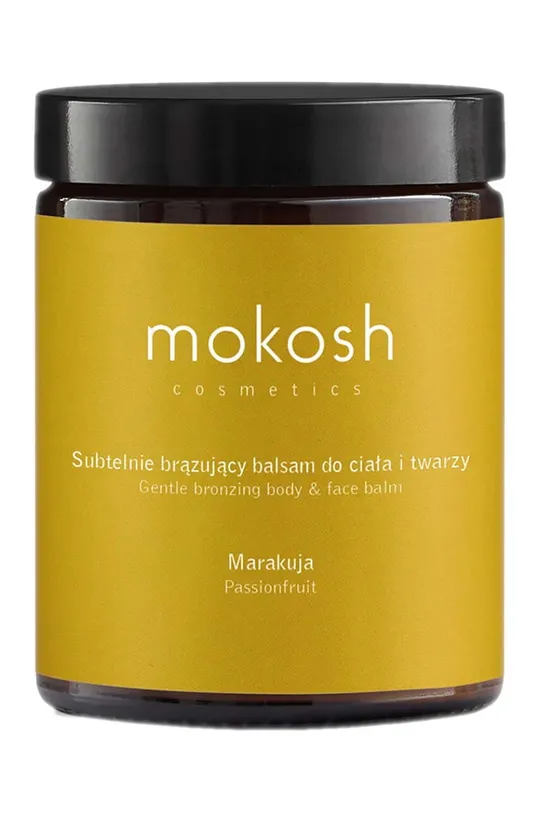 żółty Mokosh delikatnie brązujący balsam do twarzy i ciała Marakuja 180 ml Unisex