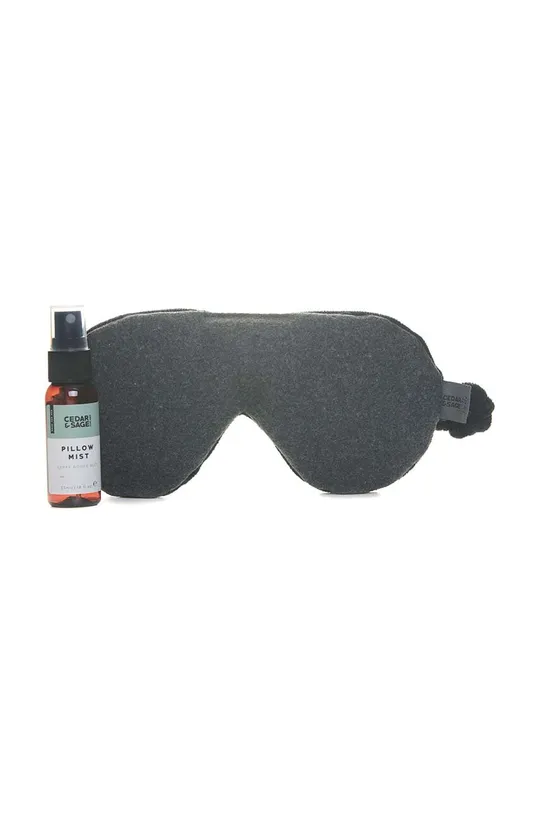 multicolor Cedar & Sage zestaw opaska na oczy i mgiełka do pomieszczeń Eye Mask and Sleep Spray Gift Lavender Unisex