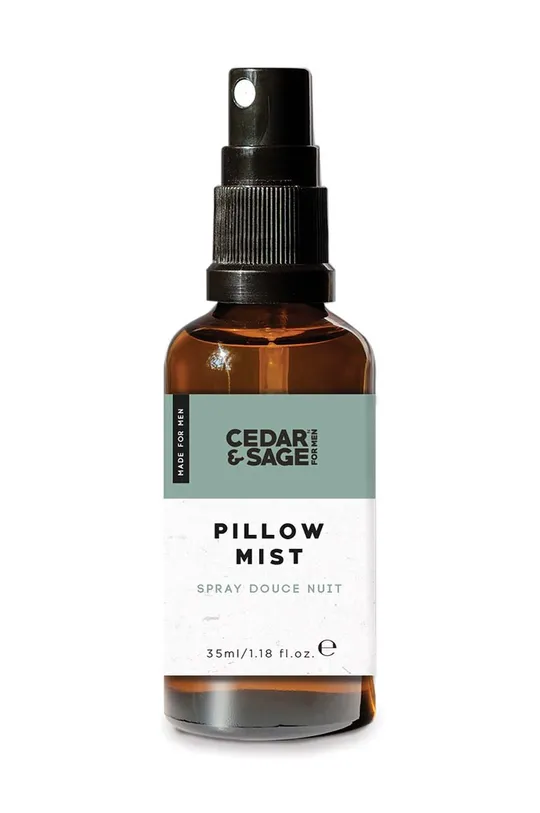 Cedar & Sage zestaw opaska na oczy i mgiełka do pomieszczeń Eye Mask and Sleep Spray Gift Lavender Poliester