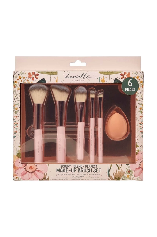 Σετ πινέλων μακιγιάζ Danielle Beauty 6-pack πολύχρωμο DC3051MBS