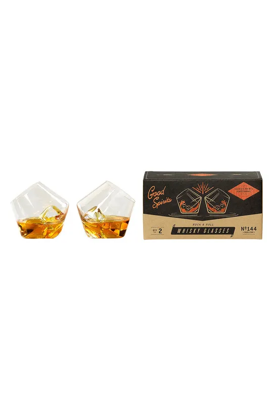 Gentelmen's Hardware komplet kozarcev Whisky (2-pack)  Steklo
