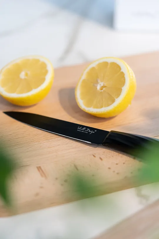 pisana Vialli Design set kuhinjskih nožev s stojalom