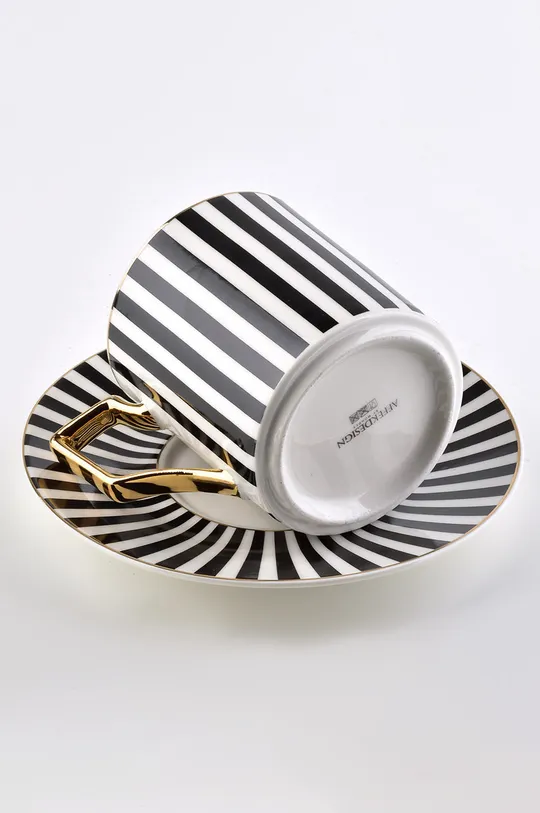 Affek Design Šalica za kavu s tanjurićem bijela