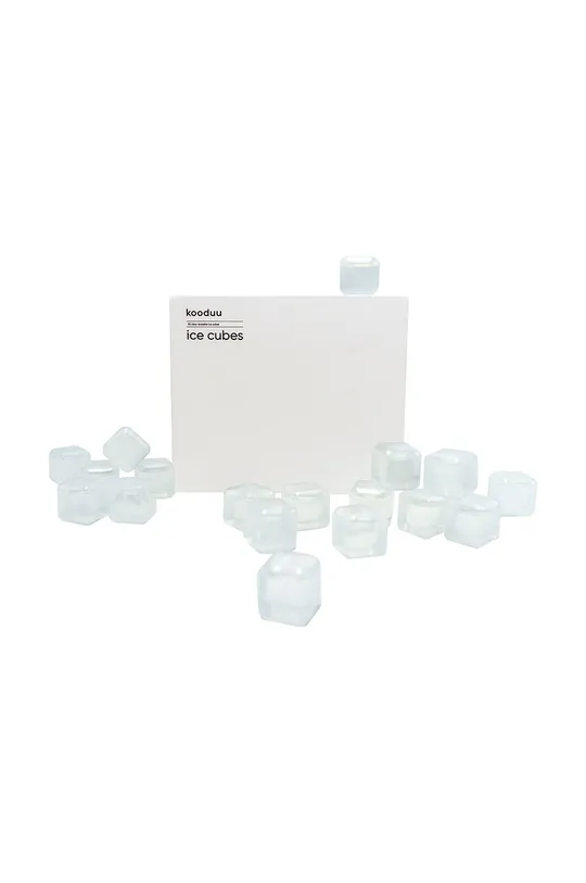 bijela Kooduu kockice leda za višekratnu uporabu (30-pack) Unisex
