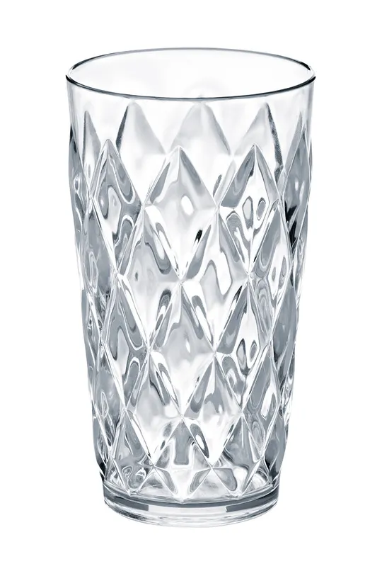 transparentny Koziol szklanka 450 ml Unisex