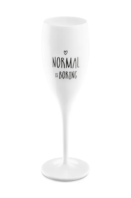 bijela Set čaša za šampanjac Koziol Superglas 100ml Unisex
