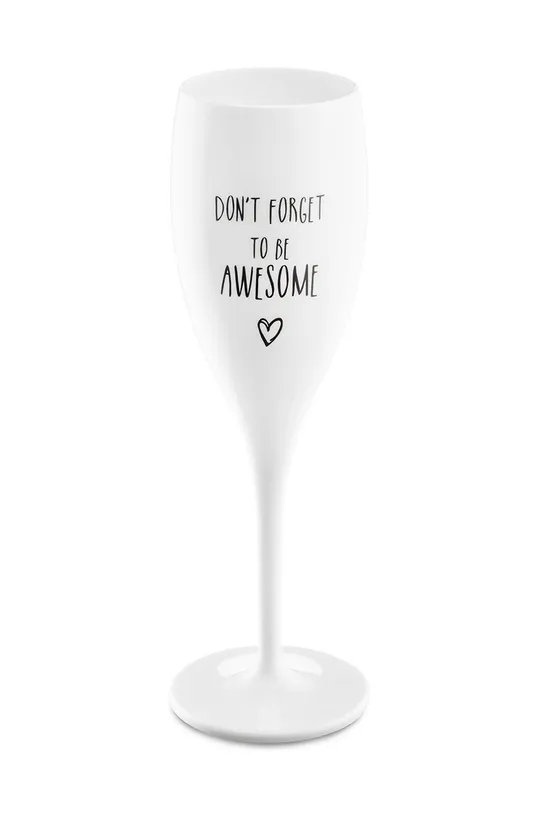 bijela Set čaša za šampanjac Koziol Superglas 100 ml 6-pack Unisex