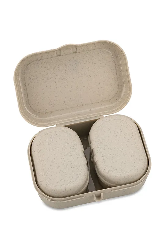 Koziol κουτί μεσημεριανού γεύματος (3-pack) μπεζ