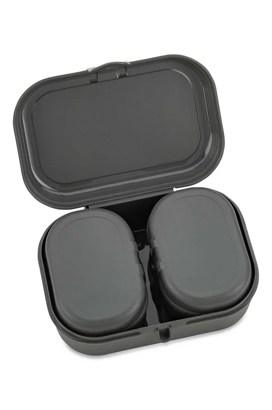 Koziol коробка для ланча (3-pack) серый