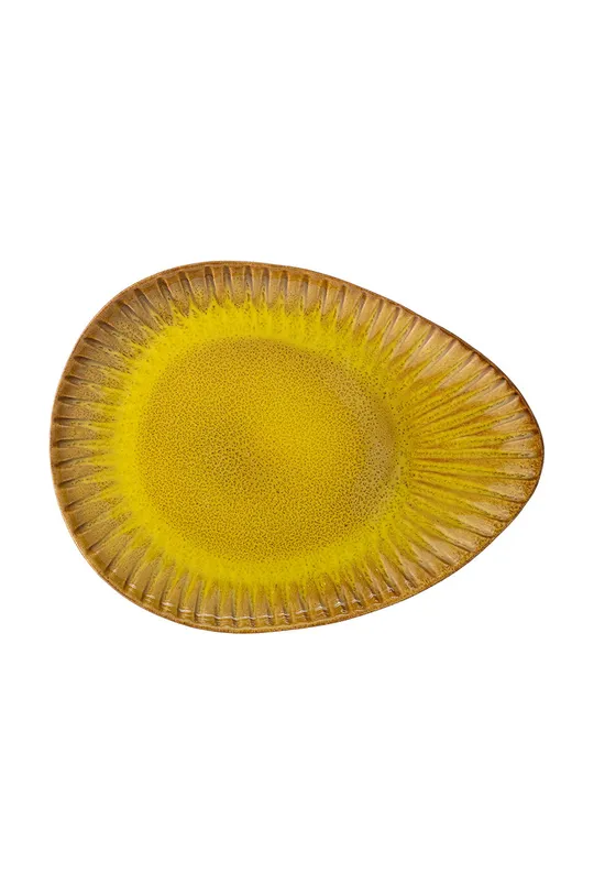 жёлтый Bloomingville Сервировочная тарелка Unisex