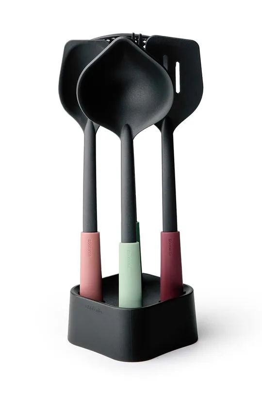 барвистий Brabantia Набір кухонних аксесуарів з підставкою (5-pack) Unisex