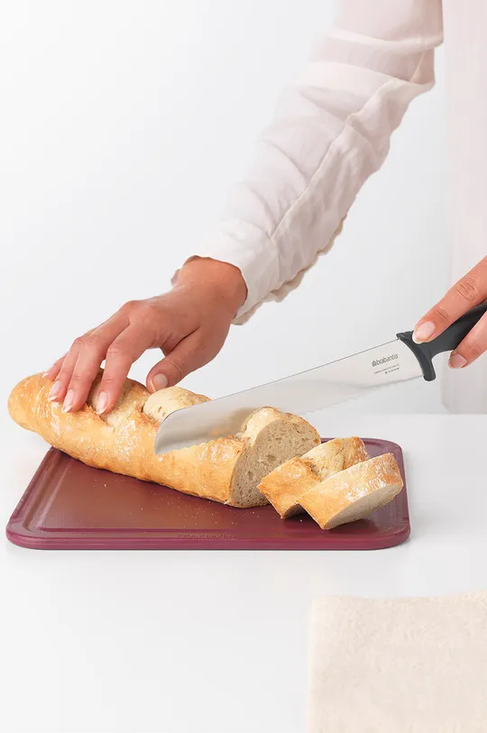 Brabantia nož za kruh siva