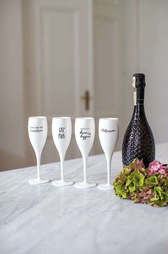 Set čaša za šampanjac Koziol Superglas 100ml 6-pack Unisex