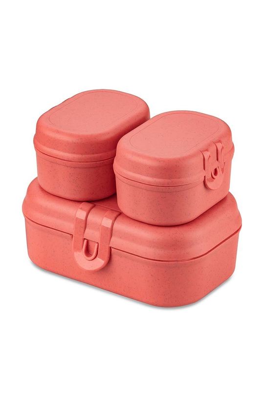 koralowy Koziol lunchbox (3-pack) Unisex