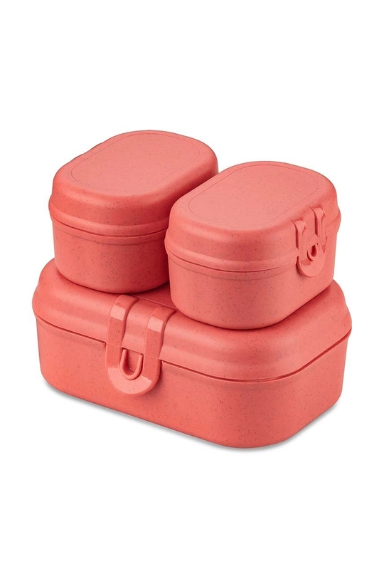 pomarańczowy Koziol lunchbox (3-pack) Unisex