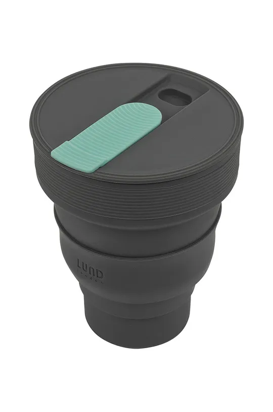 Zložljiva skodelica Lund London Collapsible Cup siva