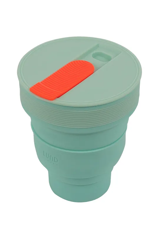 Zložljiva skodelica Lund London Collapsible Cup turkizna