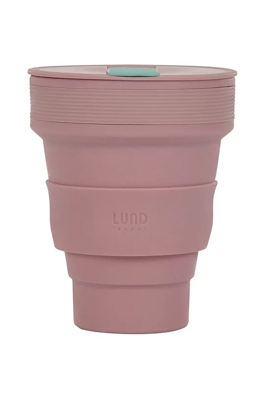рожевий Складний стаканчик Lund London Collapsible Cup Unisex