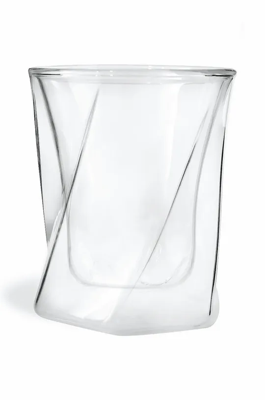 transparentny Vialli Design szklanka 300 ml Unisex