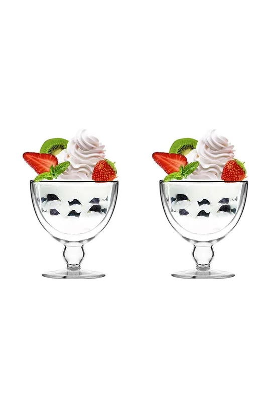 transparentna Zdjelica za sladoled Vialli Design Amo 2-pack Unisex