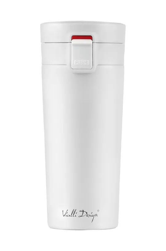 Vialli Design kubek termiczny Fuori 400 ml biały