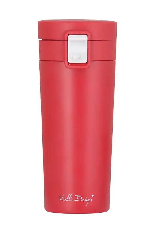 czerwony Vialli Design kubek termiczny Fuori 400 ml Unisex