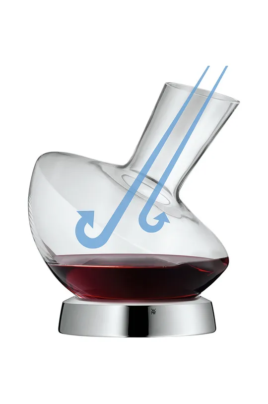 sivá WMF karafa na víno so stojanom Jette 0,75 L Unisex