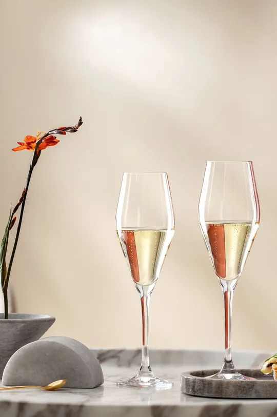 Villeroy & Boch Sada pohárov na šampanské La Divina (4-pack) priesvitná