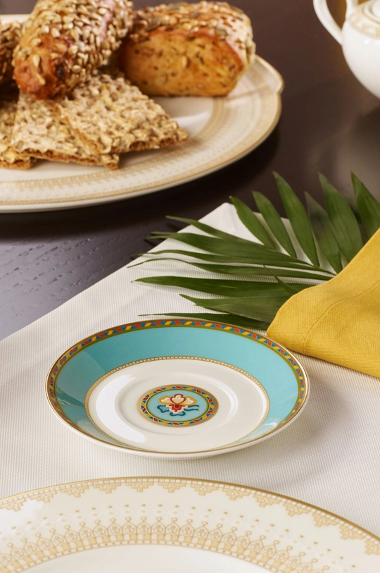 Villeroy & Boch podstavek za skodelico Samarkand Aquamarin pisana