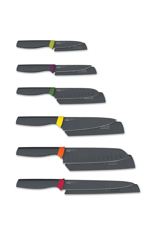 πολύχρωμο Joseph Joseph σετ μαχαιριών (6-pack) Unisex