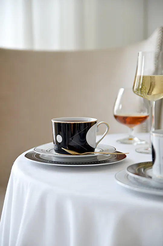 Set šalica za kavu s tanjurićima Ćmielów Jenny Art Deco