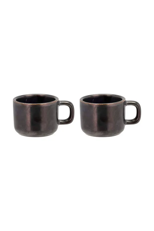 Набір чашок для еспресо Villa Collection Fjord 2-pack чорний