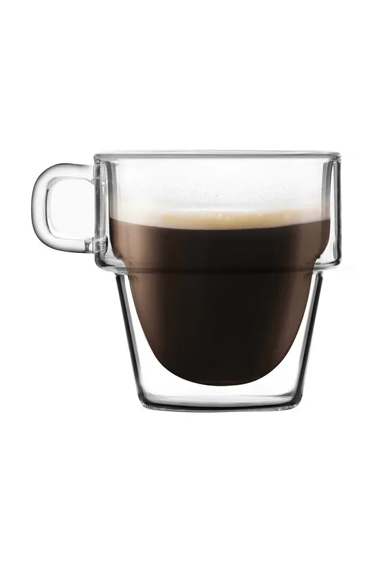 Набір чашок для еспресо Vialli Design 6-pack прозорий