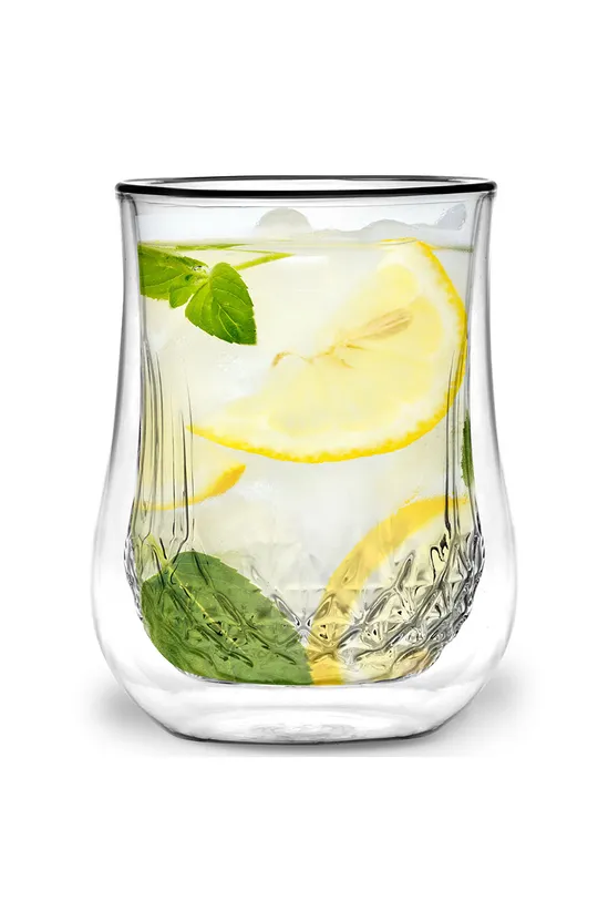 Vialli Design zestaw szklanek 2-pack transparentny