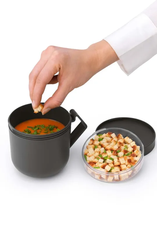Brabantia pojemnik na zupę Make & Take, 0,6 L szary