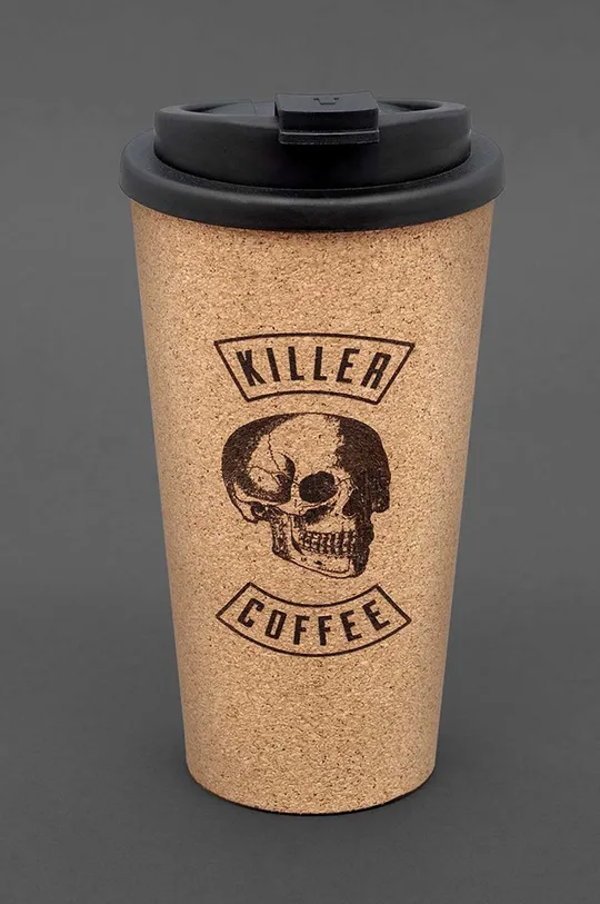 Skodelica za kavo Luckies of London killer coffee pisana