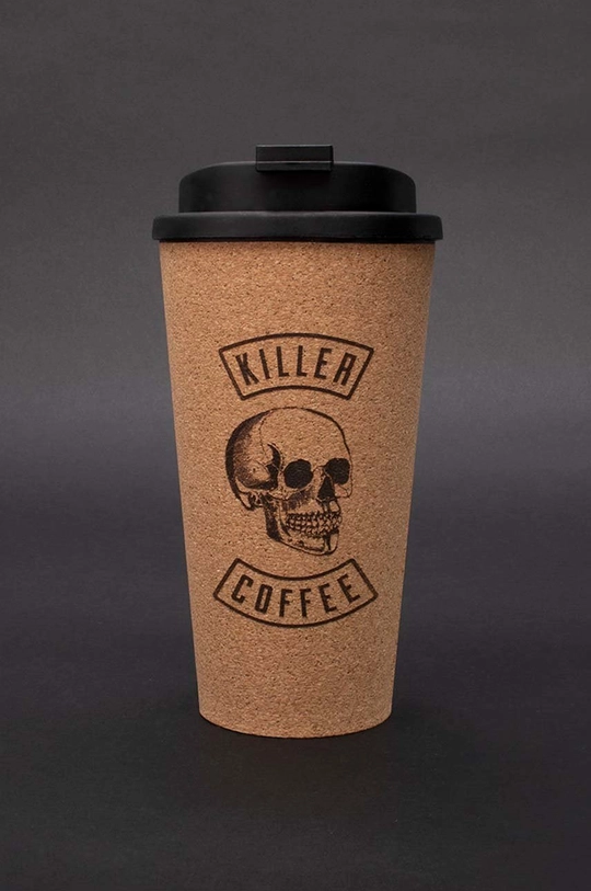 Кухлик для кави Luckies of London killer coffee  Поліпропілен, Пробка