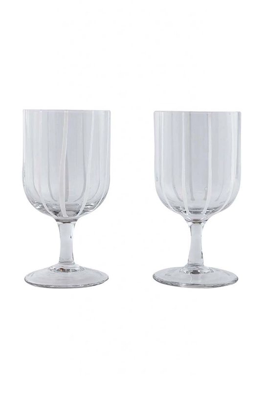 transparentna Set čaša za vino OYOY Mizu 2-pack Unisex