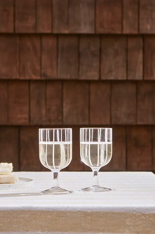Komplet kozarcev za vino OYOY Mizu 2-pack  Steklo