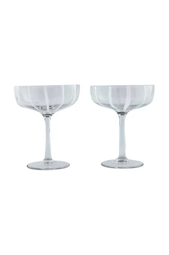 transparentna Set čaša za šampanjac OYOY Mizu 2-pack Unisex