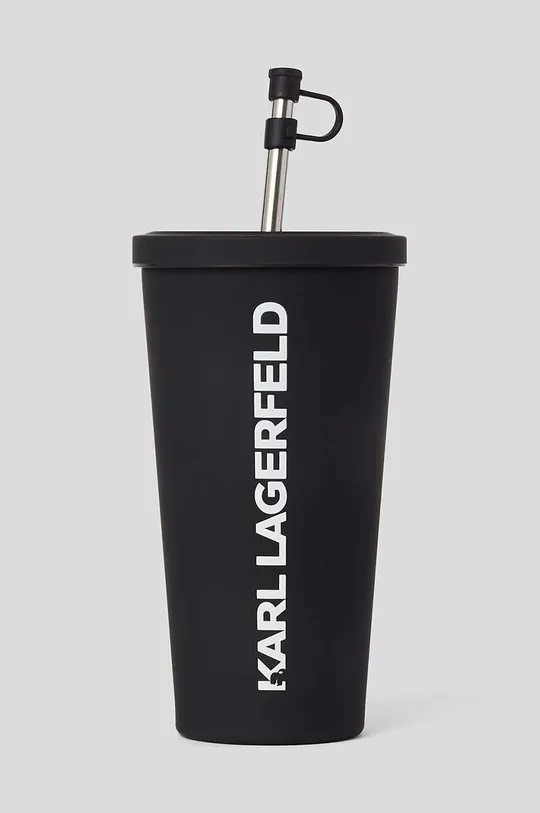 чёрный Кофейная чашка Karl Lagerfeld Essential To Go Unisex